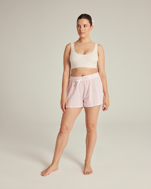The Classic Boxer - Fondant Pink Stripe