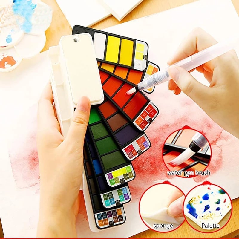 ArtWander | Handy Watercolor Travel Set