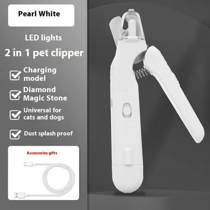 Pet multifunctional nail clippers