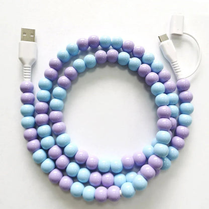 Beadlink 2-in-1 Beaded USB Charger Cable | BUY 1 GET 1 FREE (2Pcs)
