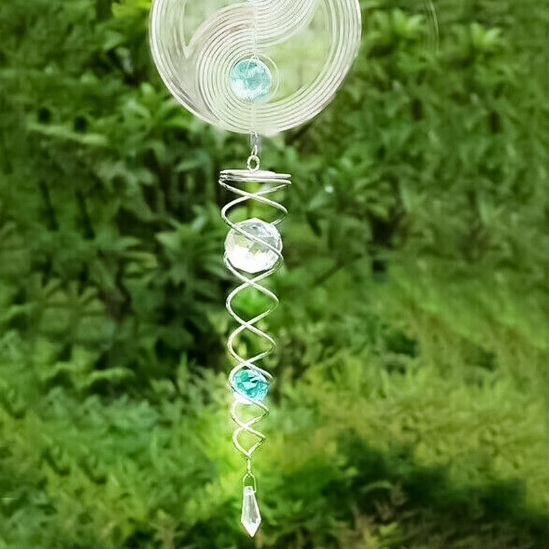 1+1 FREE | CrystalTwister™ - Metal Crystal Spiral Wind Chime