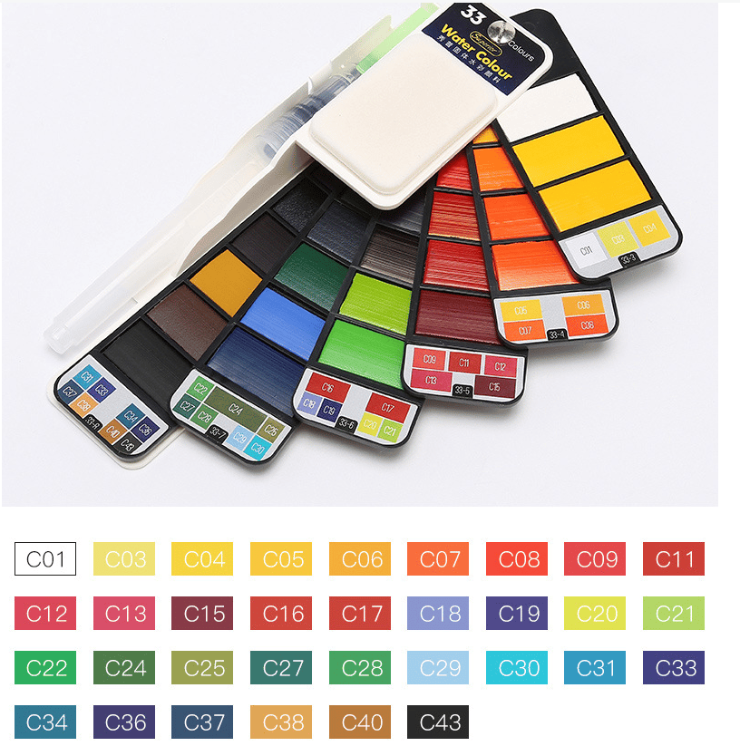 ArtWander | Handy Watercolor Travel Set