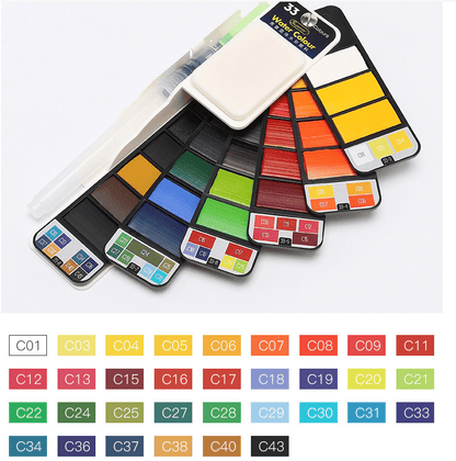 ArtWander | Handy Watercolor Travel Set
