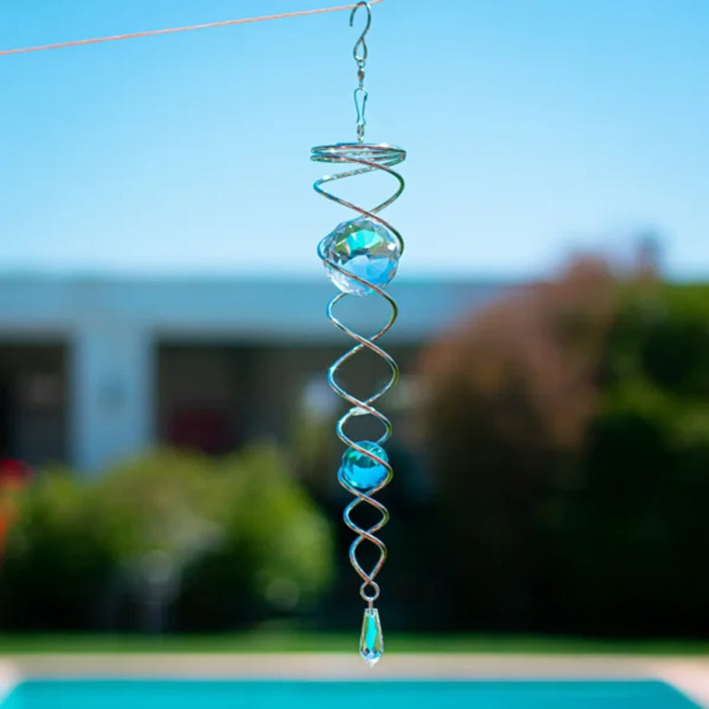 1+1 FREE | CrystalTwister™ - Metal Crystal Spiral Wind Chime