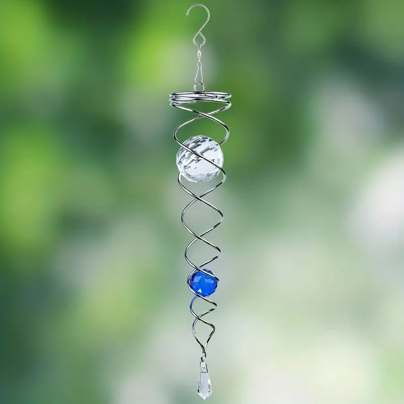 1+1 FREE | CrystalTwister™ - Metal Crystal Spiral Wind Chime