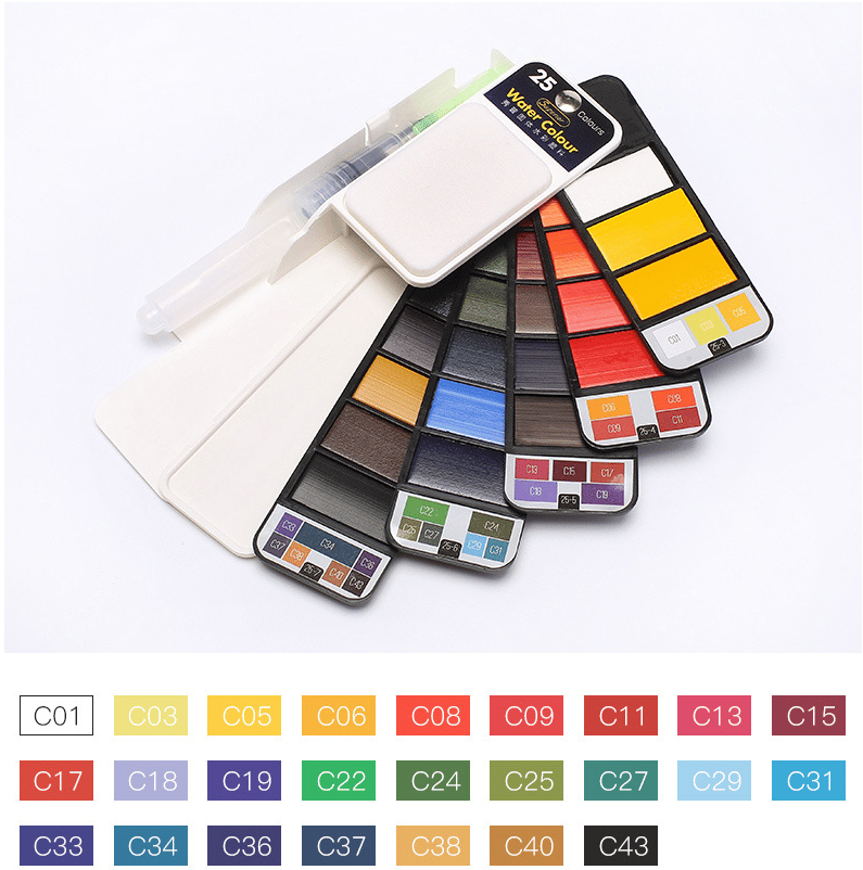 ArtWander | Handy Watercolor Travel Set