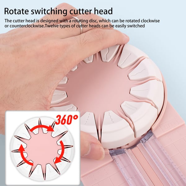 CutAway | Premium 12-in-1 360° Rotary Circular Paper Cutter (Last Day Discount)