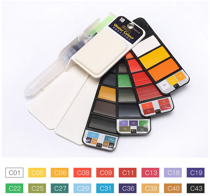 ArtWander | Handy Watercolor Travel Set