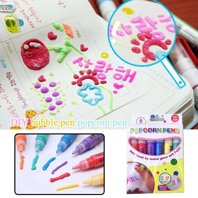 1+1 Free | PuffyArt | 3D Puffy Paint Pens [Last day discount]