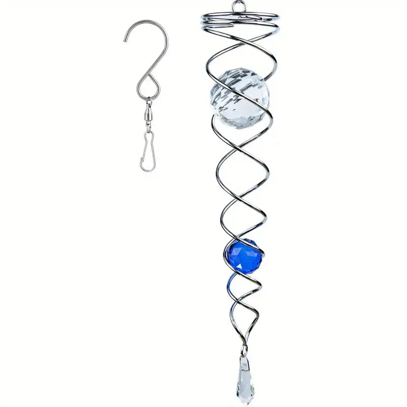 1+1 FREE | CrystalTwister™ - Metal Crystal Spiral Wind Chime