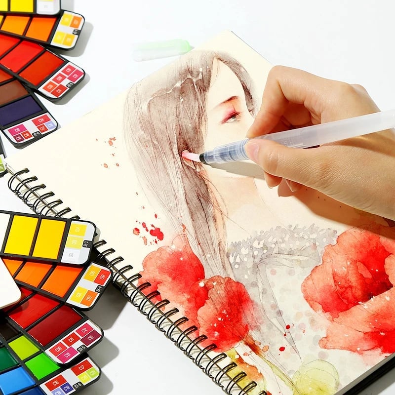 ArtWander | Handy Watercolor Travel Set