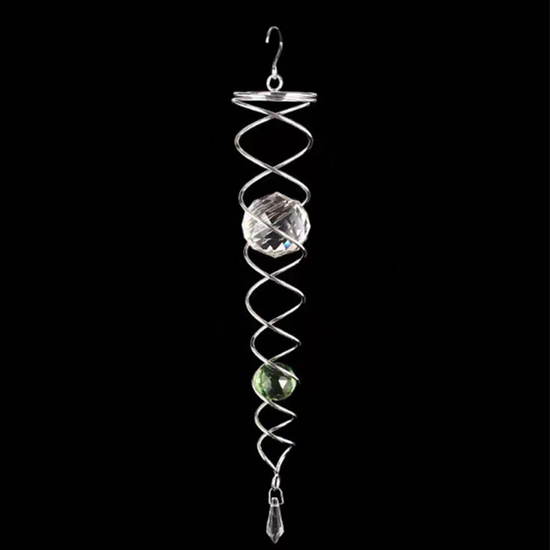 1+1 FREE | CrystalTwister™ - Metal Crystal Spiral Wind Chime