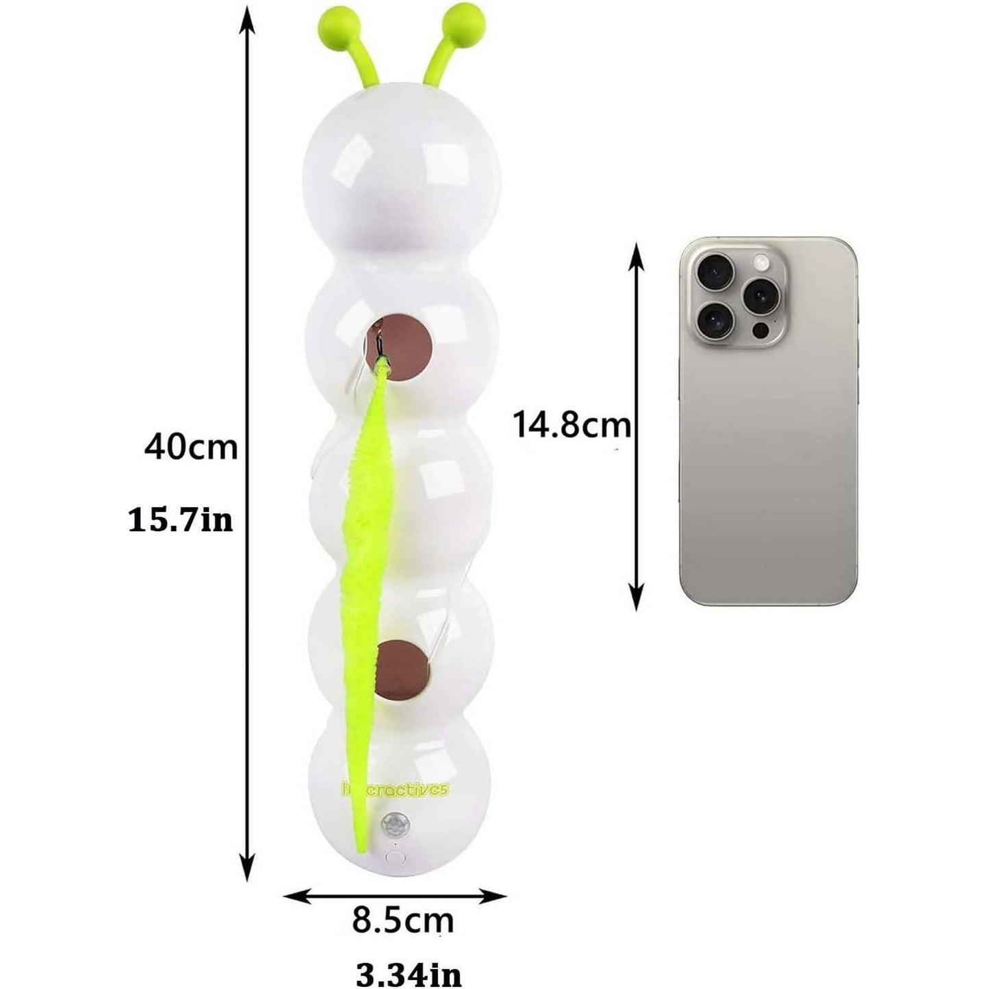 🐱Interactive Electric Caterpillar Cat Toy
