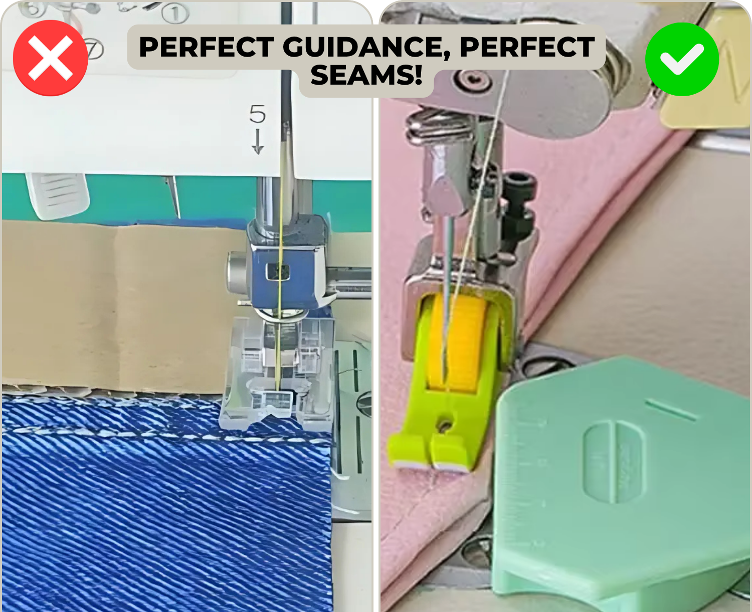 1+1 FREE | GuideMate™ - Magnetic seam guide for sewing machine