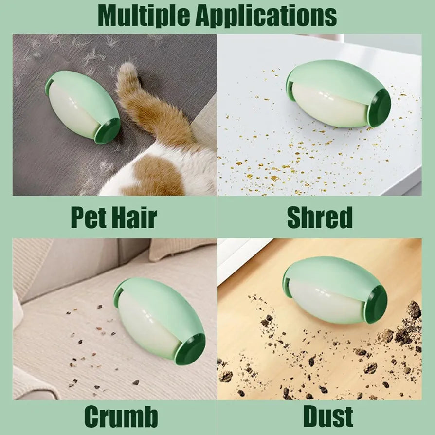 Reusable Lint Roller Ball, Mini Travel Size Lint Roller for Clothes, On The Go Small Portable Lint Ball Remover for Clothes and Pet Hair, Extra Sticky & Washable Gel 