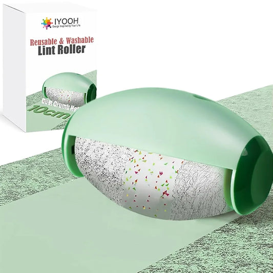 Reusable Lint Roller Ball, Mini Travel Size Lint Roller for Clothes, On The Go Small Portable Lint Ball Remover for Clothes and Pet Hair, Extra Sticky & Washable Gel 