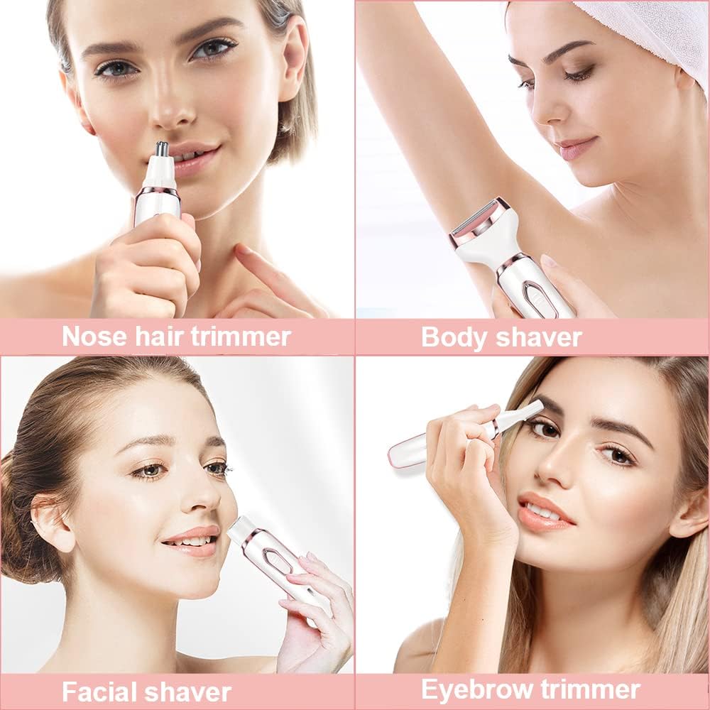 4 in 1™ Portable Electric Epilator for Face & Body