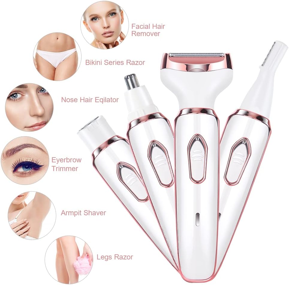 4 in 1™ Portable Electric Epilator for Face & Body