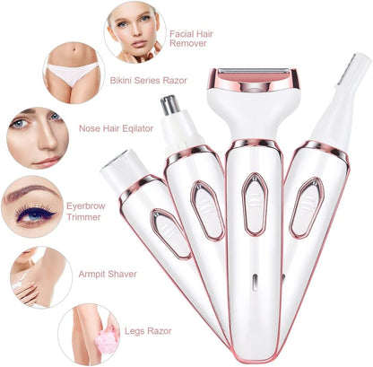 4 in 1™ Portable Electric Epilator for Face & Body