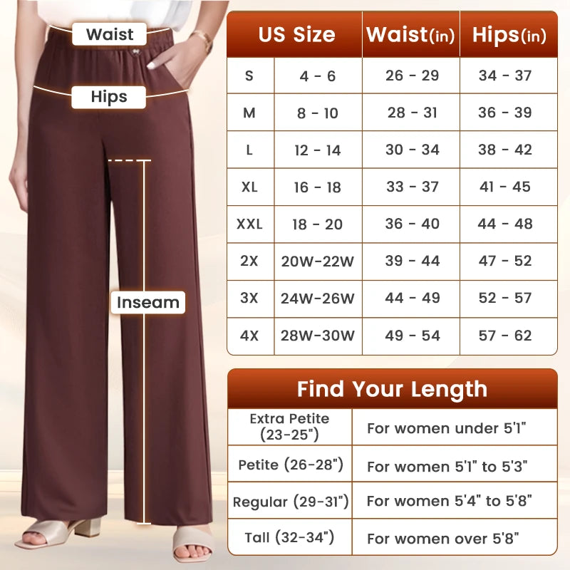 SwiftPura - Ultra Soft Pull-On Drape Easy Elegance Pants