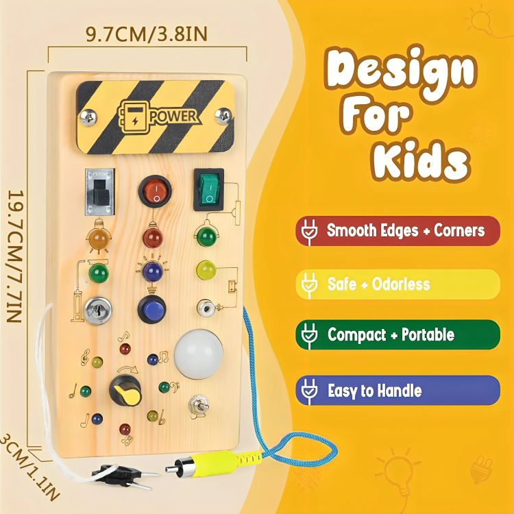 SwitchPlay™ | Montessori LED activity board for children