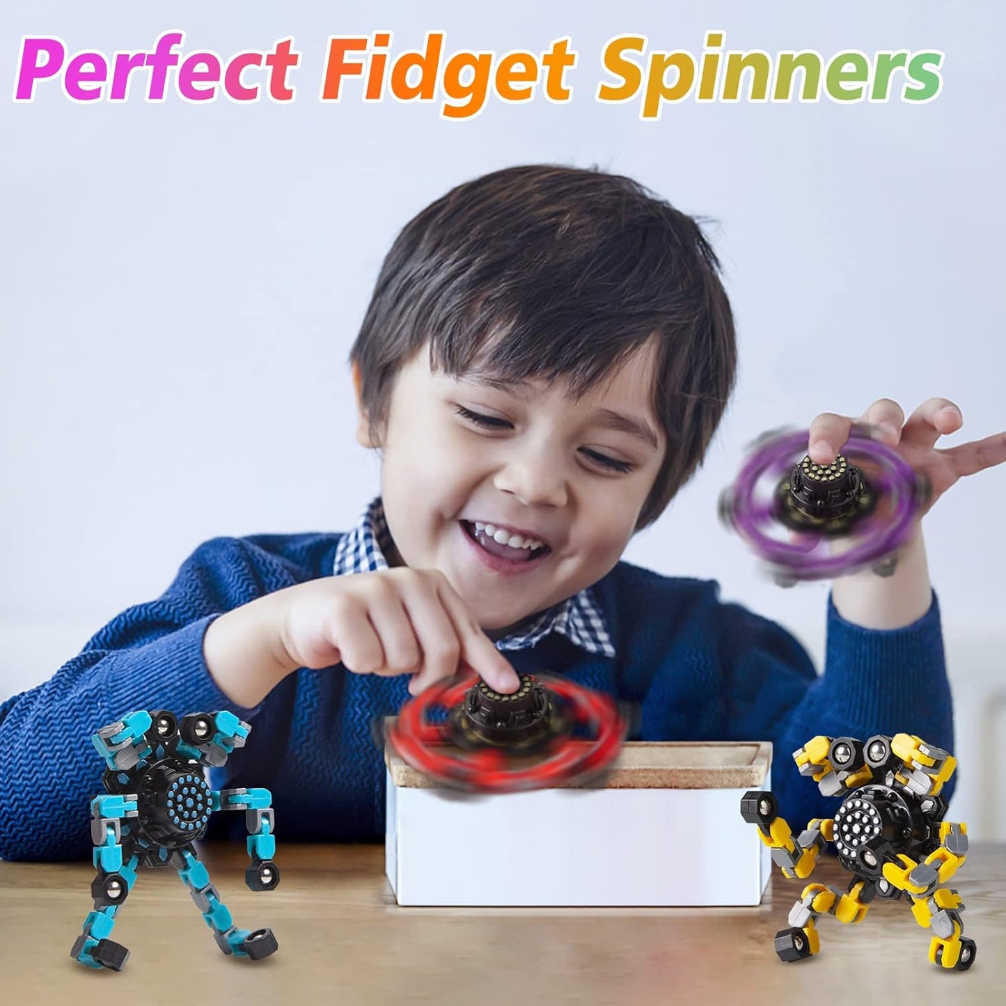 FidgetFlex™ Stress‑Relief Spinner Fun