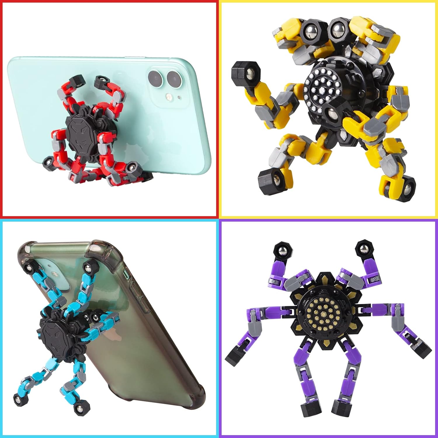 FidgetFlex™ Stress‑Relief Spinner Fun
