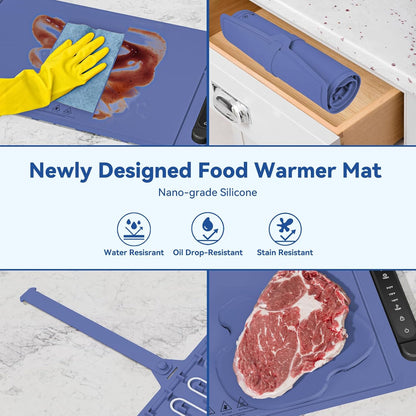 🔥Hot Sale - 50% OFF🔥 Food Warming Mat – An Efficient Solution to Keep Food Hot