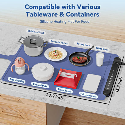 🔥Hot Sale - 50% OFF🔥 Food Warming Mat – An Efficient Solution to Keep Food Hot
