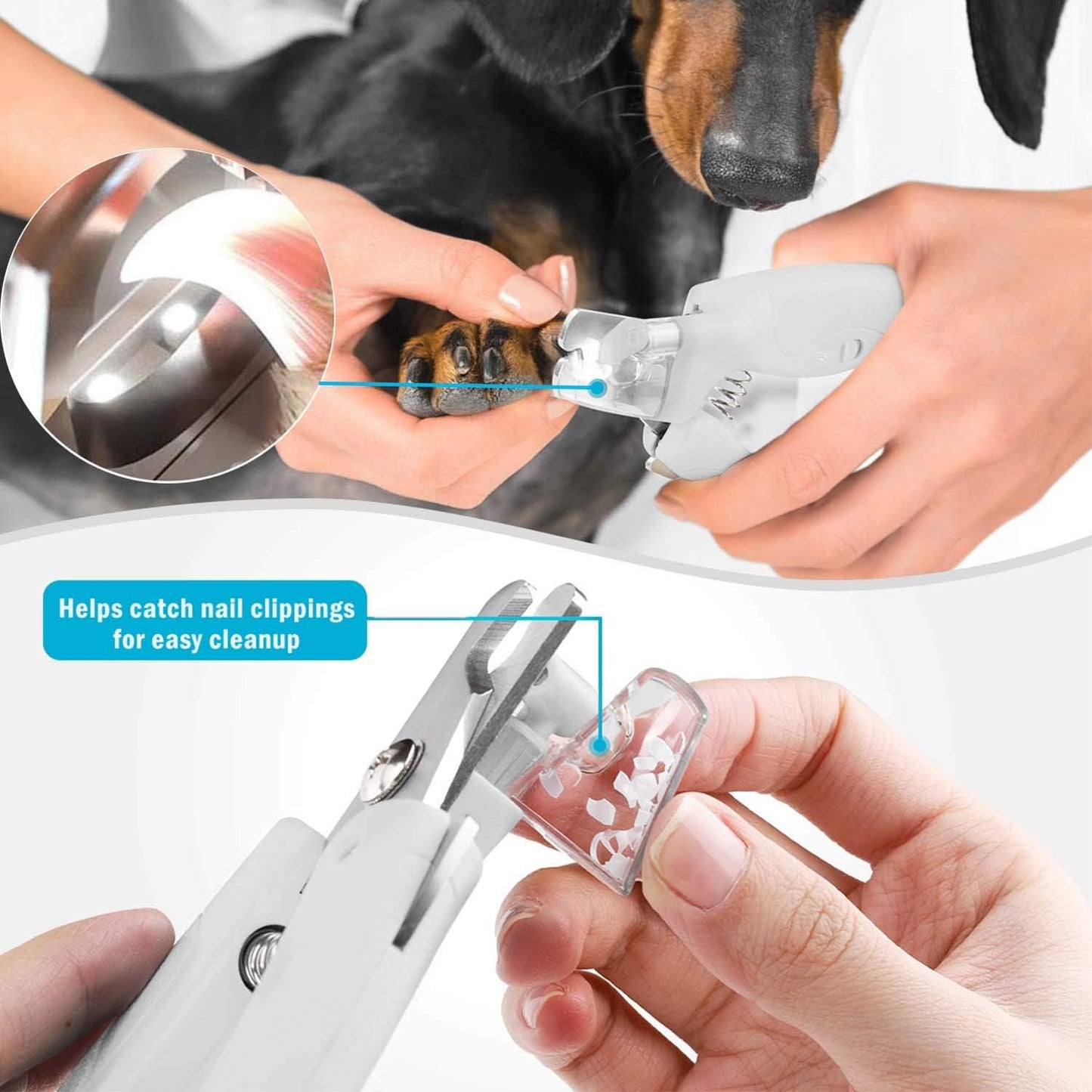 Pet multifunctional nail clippers