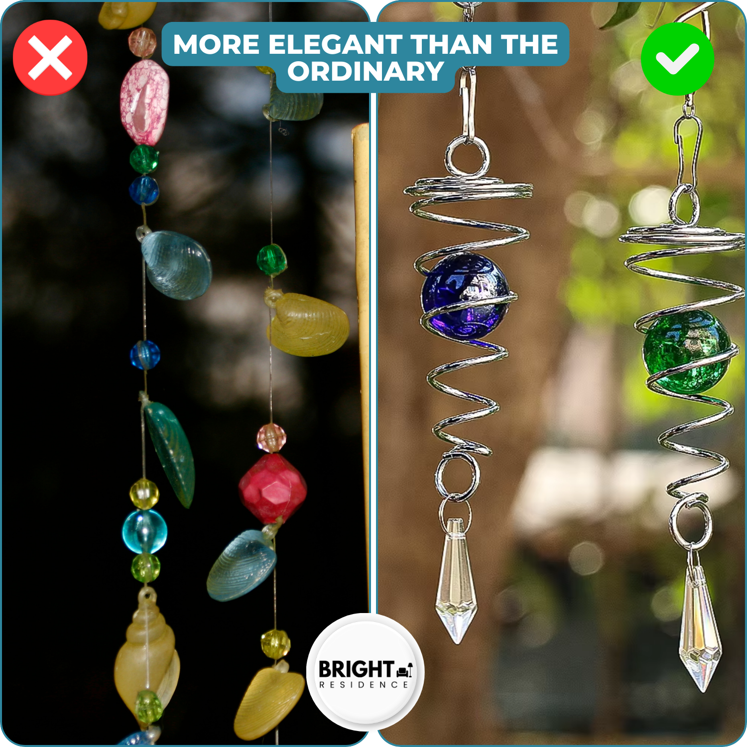 1+1 FREE | CrystalTwister™ - Metal Crystal Spiral Wind Chime