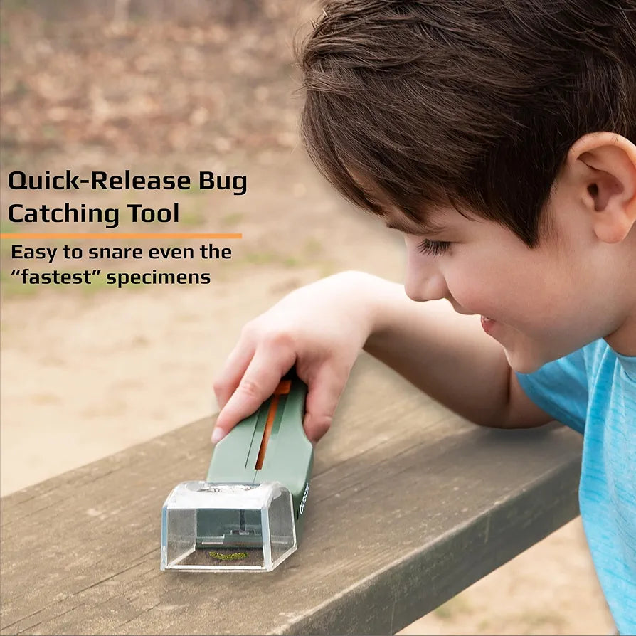 Carson BugView 5x Magnifier Quick-Release Bug Catching Tool, Stem Educational Toy for Kids and Adults 