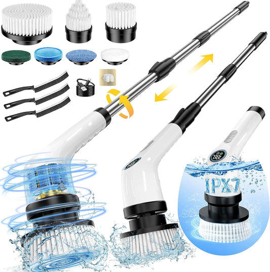 CleanMaster™ 9 in 1 Electric Smart Spin Scrubber