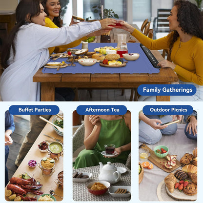 🔥Hot Sale - 50% OFF🔥 Food Warming Mat – An Efficient Solution to Keep Food Hot