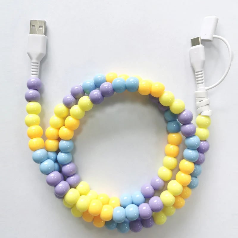 Beadlink 2-in-1 Beaded USB Charger Cable | BUY 1 GET 1 FREE (2Pcs)