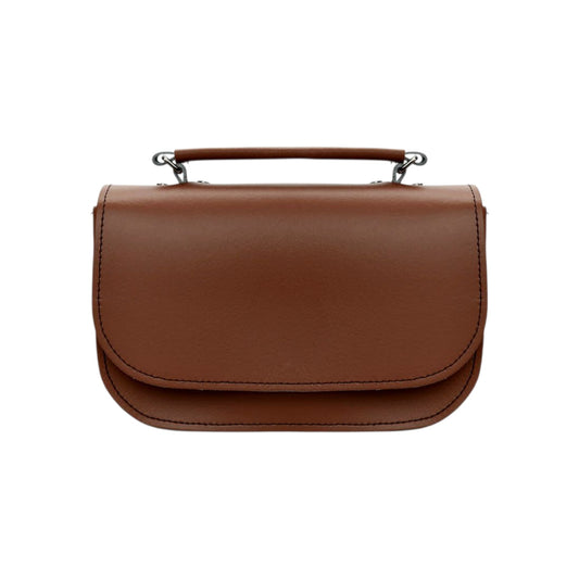 Aura Handmade Leather Bag - Chestnut