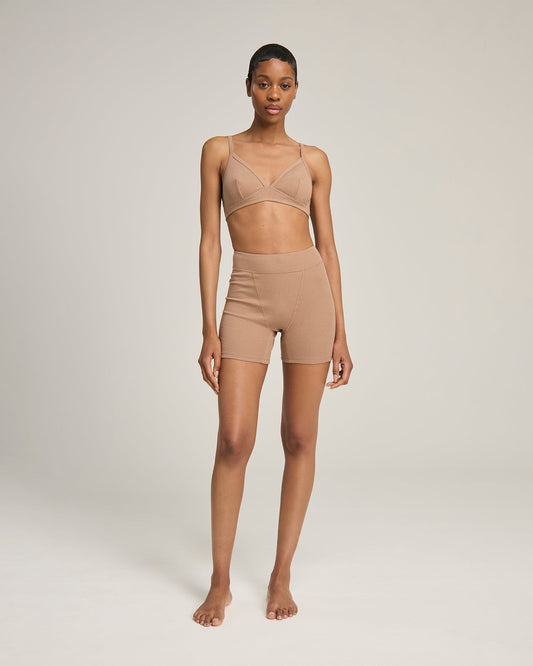 The Organic Cotton Boyfriend Boxer - Mocha