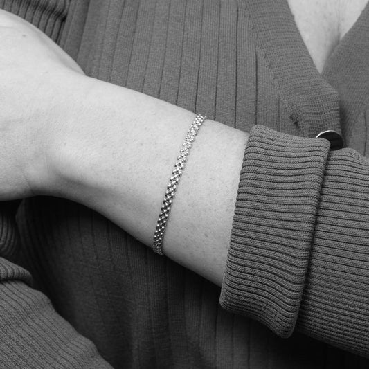 Elements Gold Watch Strap Style Bracelet