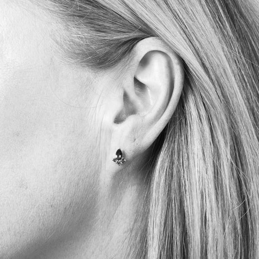 Elements Gold Barcelona Cluster Stud Earrings