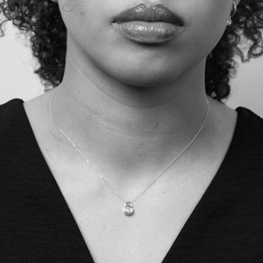 Elements Gold Bezel Set Necklace