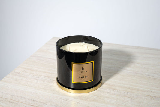 Amber - 3 Wick Luxury Candle 1kg
