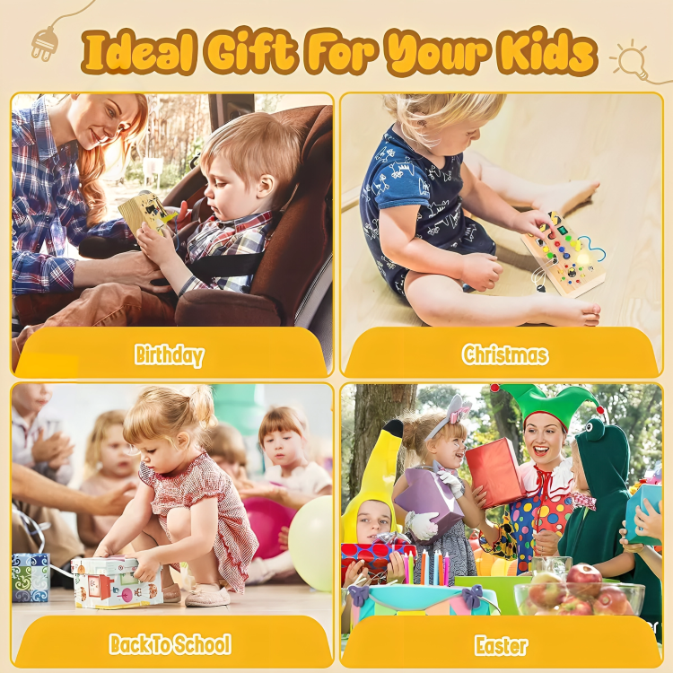 SwitchPlay™ | Montessori LED activity board for children