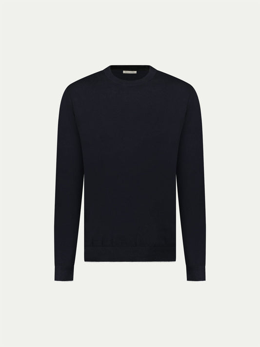 Jersey Knit Crew in Black