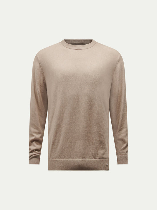 Jersey Knit Crew in Simply Taupe