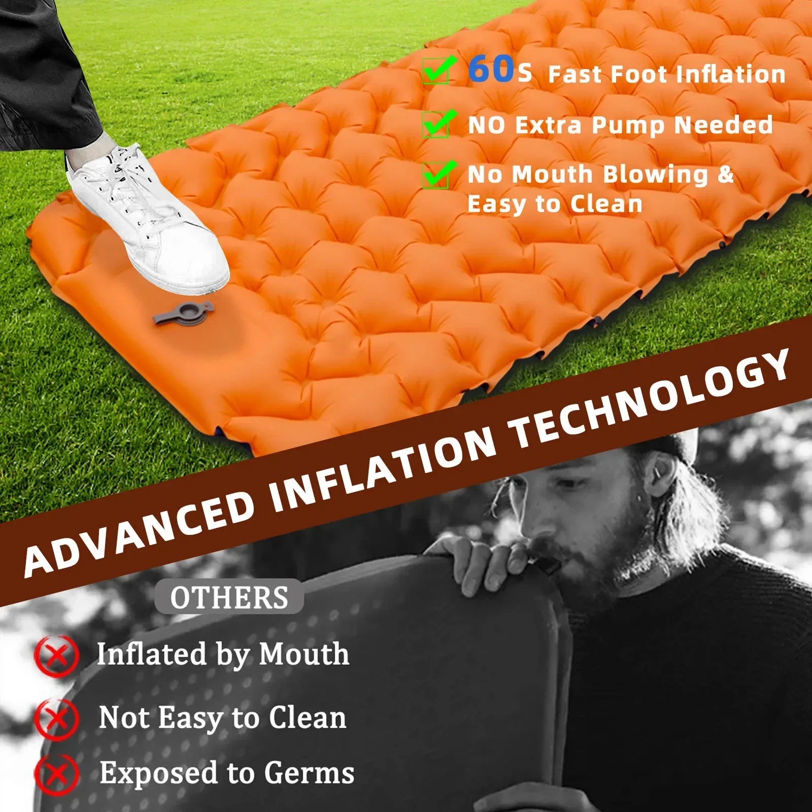 NomadPad Ultralight Inflatable Sleeping Pad