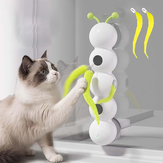🐱Interactive Electric Caterpillar Cat Toy
