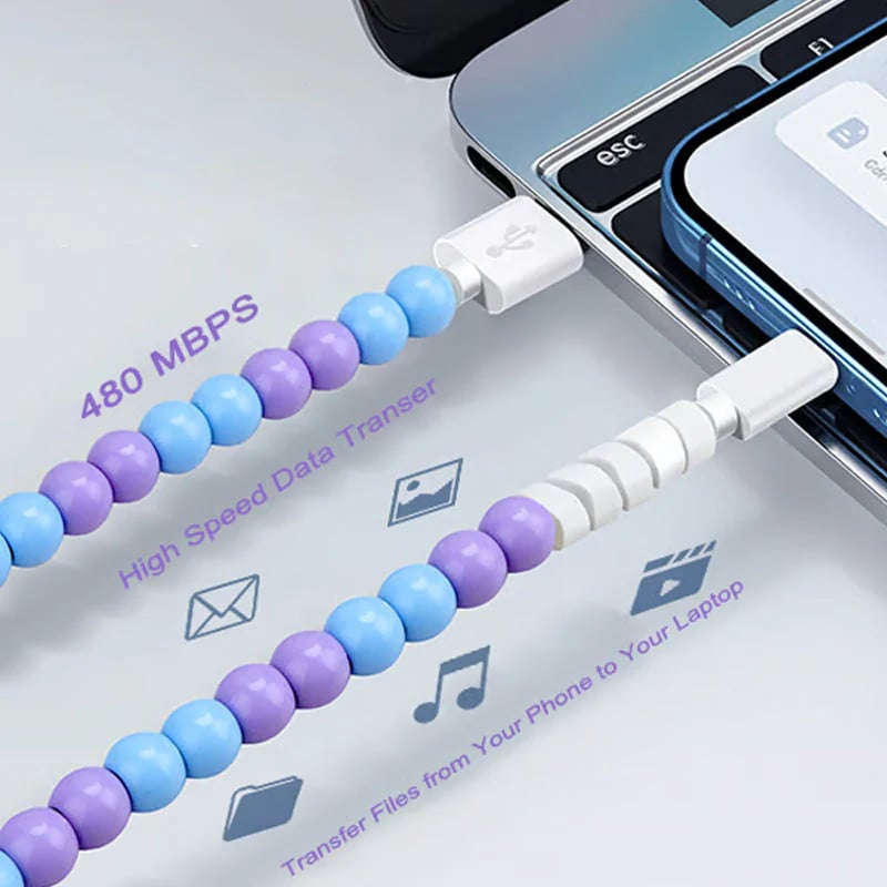 Beadlink 2-in-1 Beaded USB Charger Cable | BUY 1 GET 1 FREE (2Pcs)
