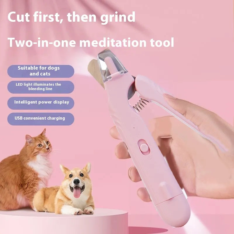 Pet multifunctional nail clippers