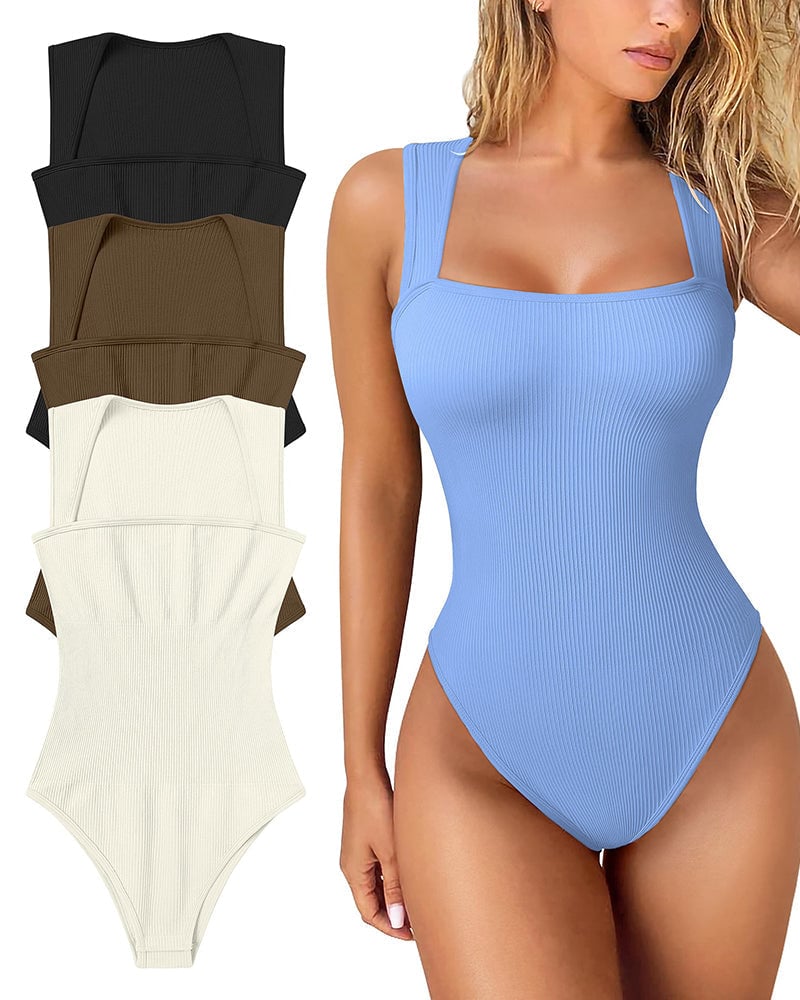 Sleeveless Tummy Control Tank Tops Bodysuits