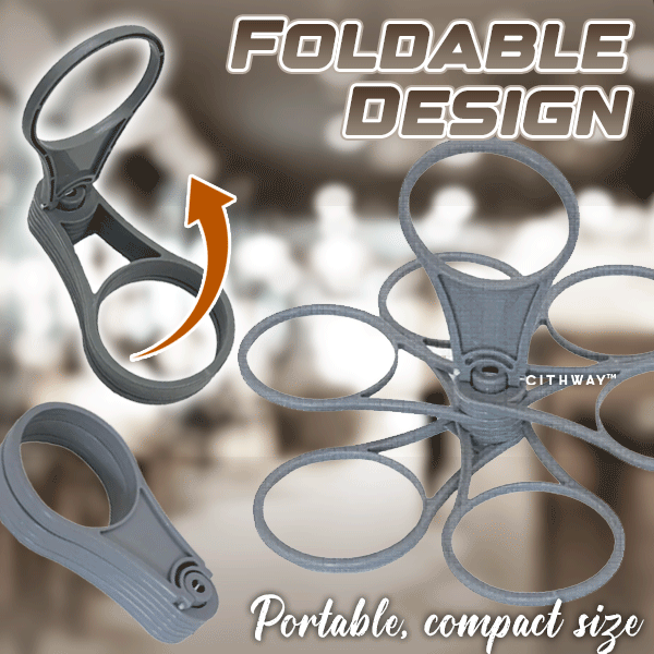 1+1 Free | SipStack™ | Portable foldable cup holder for up to 6 drinks